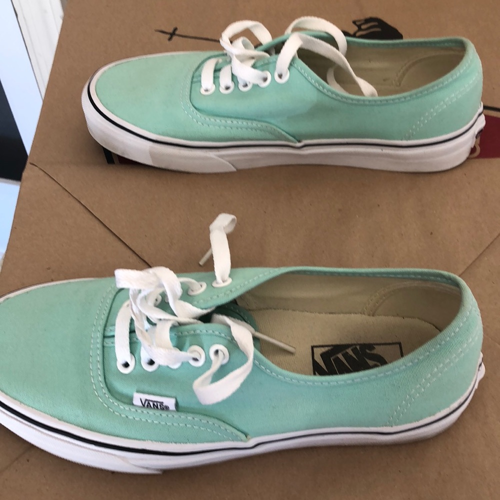 Women’s sea glass size 8 vans shoes